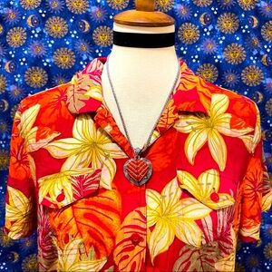 🌈 Amazing Vintage tropical nature top